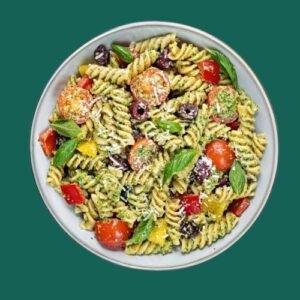 Basil Pesto Pasta Salad​